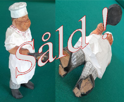 Snidad träfigur från Gunnarsson