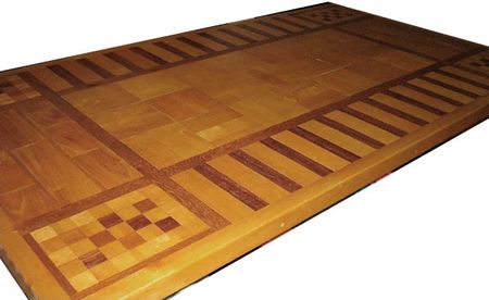 Stor bordsskiva med olika träslag, (tjocklek 40mm, längd 206cm, bredd 120cm) Bordsskiva 206 x 120cm, olika träslag