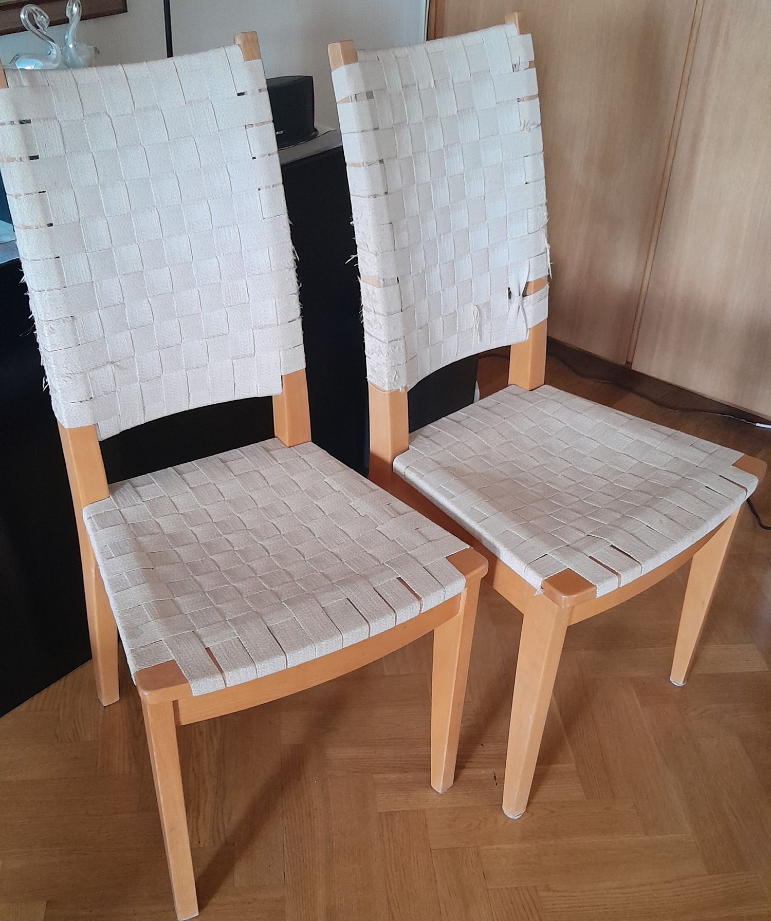 Matsalsstolar, vita, IKEA Kronvik 1998