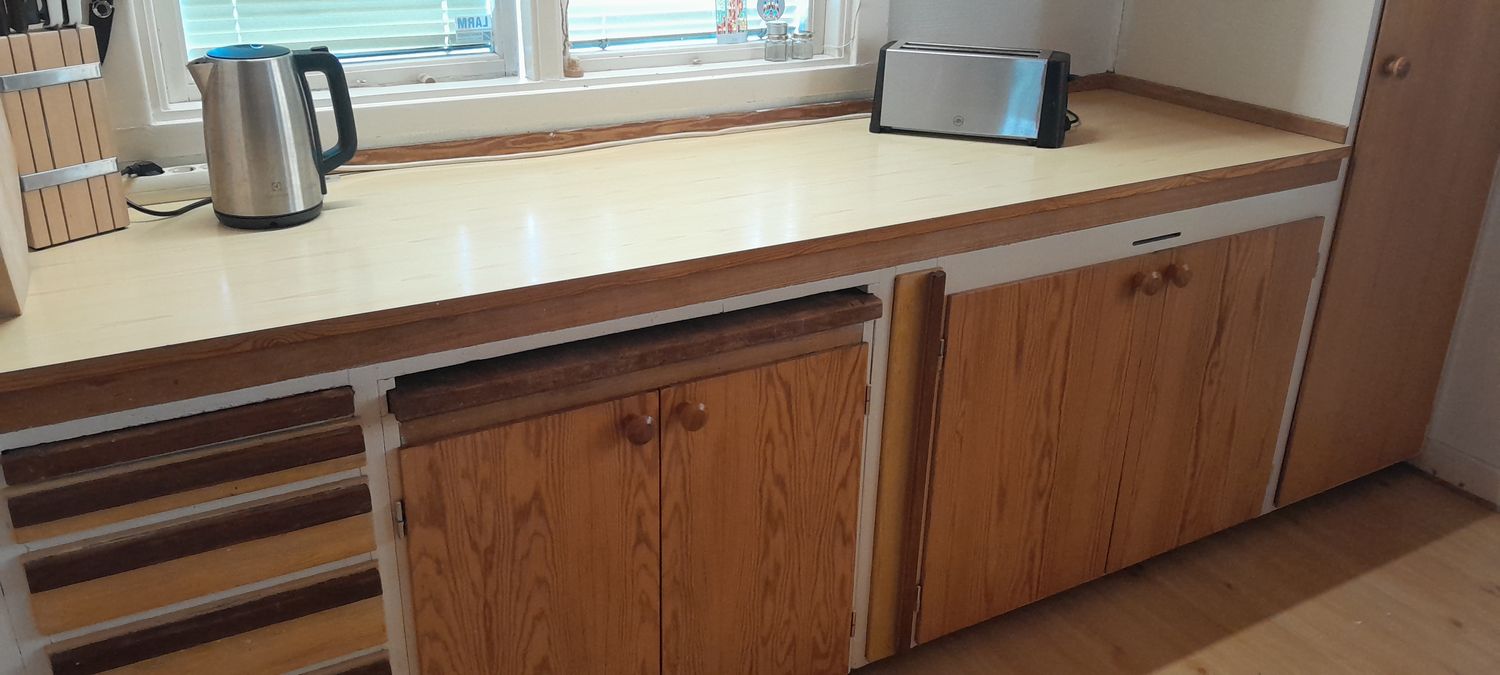 Perstorp, bänkskiva, ljust furumönster